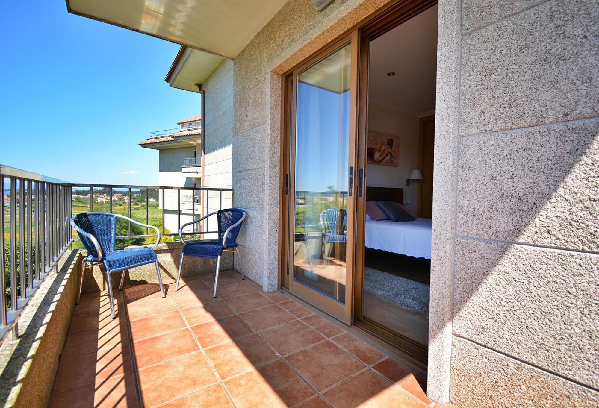 Апартаменты Piso Con Terraza A Un Paso De Playa De A Lanzada Санхенхо Экстерьер фото